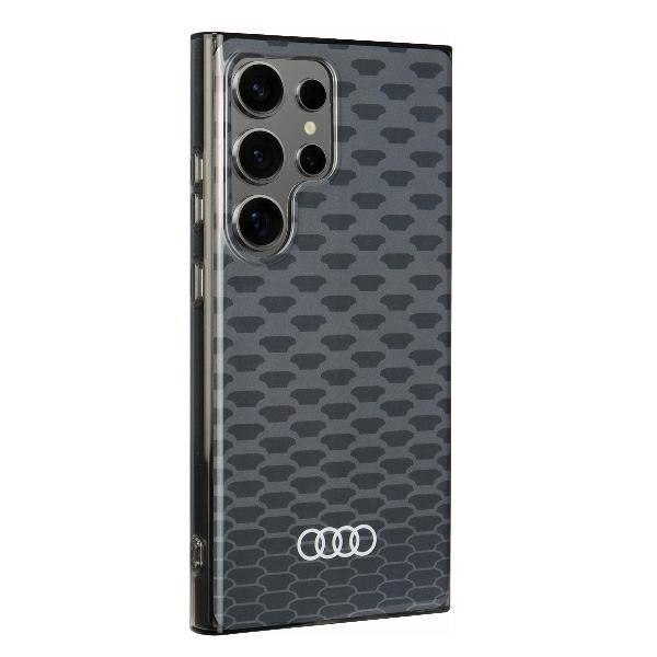 Audi IML Pattern MagSafe Case S24 Ultra S928 czarny/black hardcase